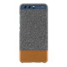 For Huawei  P10 Cloth Texture PC Shockproof Protective Back Case(Light Gray) - 2