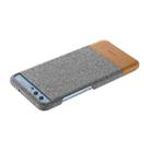 For Huawei  P10 Cloth Texture PC Shockproof Protective Back Case(Light Gray) - 3