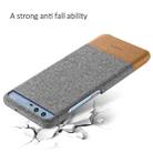 For Huawei  P10 Cloth Texture PC Shockproof Protective Back Case(Light Gray) - 6