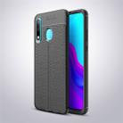 Litchi Texture TPU Shockproof Case for Huawei P30 Lite (Black) - 1