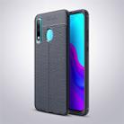 Litchi Texture TPU Shockproof Case for Huawei P30 Lite (Navy Blue) - 1