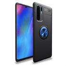 lenuo Shockproof TPU Case for Huawei P30 Pro, with Invisible Holder (Black Blue) - 1