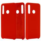 Solid Color Liquid Silicone Dropproof Protective Case for Huawei Honor 10i(Red) - 1