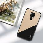 MOFI Shockproof TPU + PC + Cloth Pasted Case for Huawei Mate 20 X(Gold) - 2