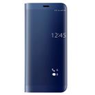 For Huawei  Mate 9 Pro Electroplating PC + PU Horizontal Flip Protective Case with Stand Holder & Sleep / Wake-up Function (Blue) - 1