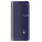 For Huawei  Mate 9 Pro Electroplating PC + PU Horizontal Flip Protective Case with Stand Holder & Sleep / Wake-up Function (Purple) - 1