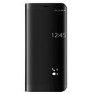 For Huawei  Mate 10 Pro Electroplating PC + PU Horizontal Flip Protective Case with Stand Holder & Sleep / Wake-up Function (Black) - 1