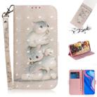 3D Colored Drawing Squirrels Pattern Horizontal Flip Leather Case for Huawei P Smart Z / Y9 Prime 2019 / nova 5i, with Holder & Card Slots & Wallet - 1