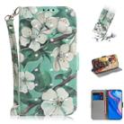 3D Colored Drawing Watercolor Flower Pattern Horizontal Flip Leather Case for Huawei P Smart Z / Y9 Prime 2019 / nova 5i, with Holder & Card Slots & Wallet - 1