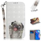 3D Colored Drawing Dog Pattern Horizontal Flip Leather Case for Huawei P Smart Z / Y9 Prime 2019 / nova 5i, with Holder & Card Slots & Wallet - 1