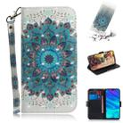 3D Colored Drawing Peacock Wreath Pattern Horizontal Flip Leather Case for Huawei P Smart+ 2019 / Enjoy 9s / Honor 10i / Honor 20i / Honor 20 Lite, with Holder & Card Slots & Wallet - 1