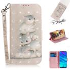 3D Colored Drawing Squirrels Pattern Horizontal Flip Leather Case for Huawei P Smart+ 2019 / Enjoy 9s / Honor 10i / Honor 20i / Honor 20 Lite, with Holder & Card Slots & Wallet - 1