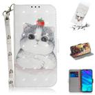 3D Colored Drawing Cute Cat Pattern Horizontal Flip Leather Case for Huawei P Smart+ 2019 / Enjoy 9s / Honor 10i / Honor 20i / Honor 20 Lite, with Holder & Card Slots & Wallet - 1