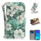 3D Colored Drawing Watercolor Flower Pattern Horizontal Flip Leather Case for Huawei P Smart+ 2019 / Enjoy 9s / Honor 10i / Honor 20i / Honor 20 Lite, with Holder & Card Slots & Wallet - 1