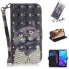 3D Colored Drawing Hug Cat Pattern Horizontal Flip Leather Case for Huawei Y5 (2019) / Honor 8s, with Holder & Card Slots & Wallet - 1