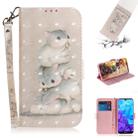 3D Colored Drawing Squirrels Pattern Horizontal Flip Leather Case for Huawei Y5 (2019) / Honor 8s, with Holder & Card Slots & Wallet - 1