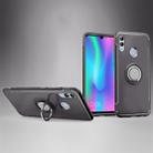 Magnetic 360 Degree Rotation Ring Holder Armor Protective Case for Huawei Honor 10 Lite (Grey) - 1