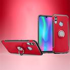 Magnetic 360 Degree Rotation Ring Holder Armor Protective Case for Huawei Honor 10 Lite (Red) - 1