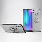 Magnetic 360 Degree Rotation Ring Holder Armor Protective Case for Huawei Honor 10 Lite (Silver) - 1