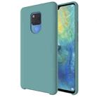 Pure Color Liquid Silicone Case for Huawei Mate 20 X (Green Lake) - 1