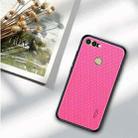 MOFI Cloth Surface + PC + TPU Case for Huawei Enjoy 7S(Rose Red) - 2