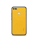 MOFI Cloth Surface + PC + TPU Case for Huawei Enjoy 7S(Yellow) - 1