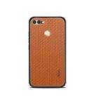 MOFI Cloth Surface + PC + TPU Case for Huawei Enjoy 7S(Brown) - 1