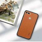 MOFI Cloth Surface + PC + TPU Case for Huawei Enjoy 7S(Brown) - 2