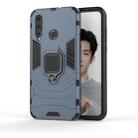 PC + TPU Shockproof Protective Case with Magnetic Ring Holder for Huawei Nova 4 (Grey) - 1