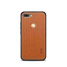 MOFI Cloth Surface + PC + TPU Case for Huawei Honor 9i(Brown) - 1