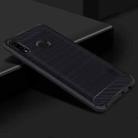 MOFI Brushed Texture Carbon Fiber Soft TPU Case for Huawei Honor Play (Blue) - 1