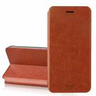 MOFI for Huawei Enjoy 7S Crazy Horse Texture Horizontal Flip Shockproof Protective Leather Case with Holder(Brown) - 1