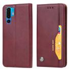 Knead Skin Texture Horizontal Flip Leather Case for Huawei P30 Pro, with Photo Frame & Holder & Card Slots & Wallet (Wine Red) - 1