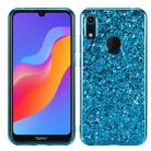 Glittery Powder Shockproof TPU Case for Huawei Honor Play 8A(Blue) - 1