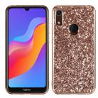 Glittery Powder Shockproof TPU Case for Huawei Honor Play 8A(Rose Gold) - 1