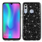 Glittery Powder Shockproof TPU Case for Huawei  Honor 10 Lite(Black) - 1