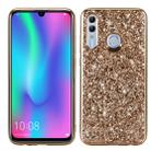 Glittery Powder Shockproof TPU Case for Huawei  Honor 10 Lite (Gold) - 1