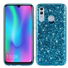 Glittery Powder Shockproof TPU Case for Huawei  Honor 10 Lite (Blue) - 1