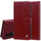 Business Style Oil Wax Texture Horizontal Flip Leather Case for Huawei Honor 20 Pro, with Holder & Card Slots & Wallet (Red) - 1