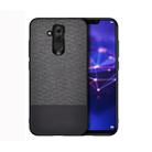 Shockproof Splicing PU + Cloth Protective Case for Huawei Mate 20 Lite (Black) - 1