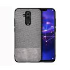 Shockproof Splicing PU + Cloth Protective Case for Huawei Mate 20 Lite (Grey) - 1