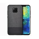 Shockproof Splicing PU + Cloth Protective Case for Huawei Mate 20 Pro (Black) - 1