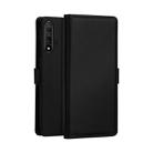 DZGOGO MILO Series PC + PU Horizontal Flip Leather Case for Huawei Honor 20, with Holder & Card Slot & Wallet (Black) - 1