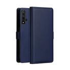 DZGOGO MILO Series PC + PU Horizontal Flip Leather Case for Huawei Honor 20, with Holder & Card Slot & Wallet (Blue) - 1