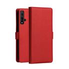 DZGOGO MILO Series PC + PU Horizontal Flip Leather Case for Huawei Honor 20, with Holder & Card Slot & Wallet (Red) - 1