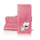 Retro Aluminium Alloy Horizontal Flip Leather Case for Huawei P30 Pro, with Holder & Card Slots & Wallet (Pink) - 1