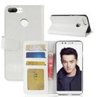 For Huawei  Honor 9 Lite Crazy Horse Texture Horizontal Flip Leather Case with Holder & Card Slots & Wallet (White) - 1