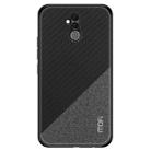 MOFI Shockproof TPU + PC + Cloth Pasted Case for Huawei Mate 20 Lite(Black) - 1