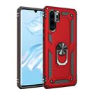 Armor Shockproof TPU + PC Protective Case for Huawei P30 Pro, with 360 Degree Rotation Holder (Red) - 1