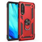 Armor Shockproof TPU + PC Protective Case for Huawei P30, with 360 Degree Rotation Holder (Red) - 1